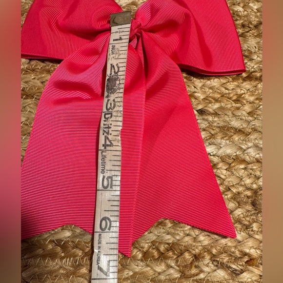 New Two Handmade Large Hair Bows Two Shades of Pink - Picture 4 of 7